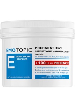 EMOTOPIC PREPARAT 3w1 MED+ INTENSYWNIE NATŁUSZCZAJĄCY do ciała 500 ml