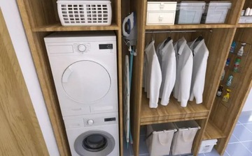 Белый держатель для утюга и гладильной доски