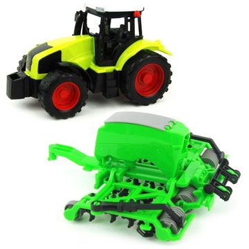 TRAKTOR + MASZYNA ROLNICZA AGREGAT UPRAWOWO-SIEWNY