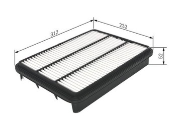 BOSCH FILTR VZDUCHU F 026 400 225