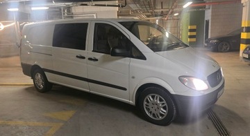 Mercedes Vito W639 Kombi Facelifting 122 CDI 224KM 2010 Mercedes-Benz Vito 120cdi extra long 6 osób brygadówka hak automat, zdjęcie 4