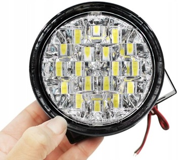 Круглые светодиодные фары дальнего света E4 RL 9CM DRL лампы