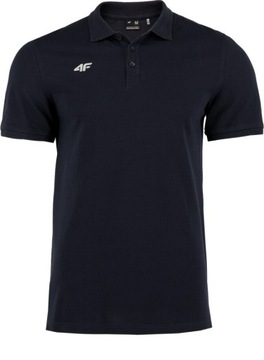 4F KOSZULKA POLO GRANATOWA POLÓWKA 100% BAWEŁNA TSM008B r. XL