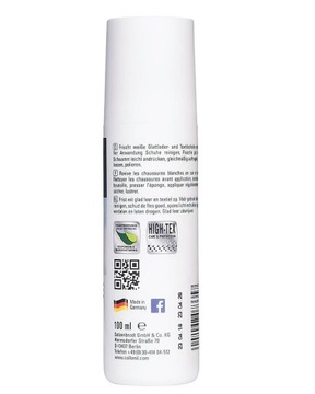 Белый крем для обуви, краска для белых кроссовок, 100мл с аппликатором