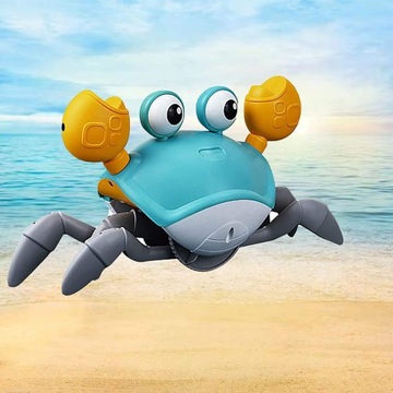 ИНТЕРАКТИВНАЯ КРАБ СВЕТОДИОДНАЯ ИГРУШКА С МУЗЫКОЙ