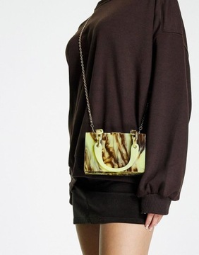 ASOS DESIGN PLASTIKOWA TOREBKA __11X17X5