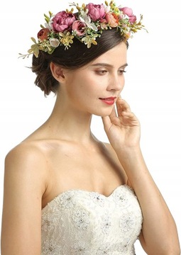девушка цветок свадьба бохо венок венок голова