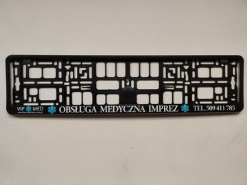 Рамки номерных знаков УФ печать - 2 шт.