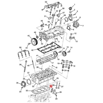 TĚSNĚNÍ MADL VODY VECTRA C SIGNUM 1.9 OPEL ORIGINÁLNÍ 55566106 NOVÁ