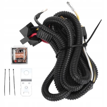 12V klakson kable w wiązce zestaw przekaźników