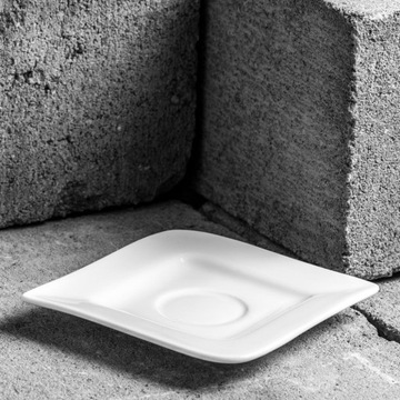 Блюдце FALA белое 10,8 см Ambition