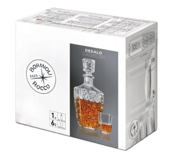 Zestaw do whisky Dedalo Bormioli Rocco 6 szklanek