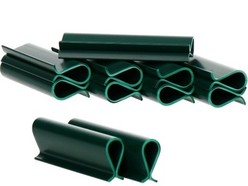 KLIPSY 4,75cm DO TAŚMA OGRODZENIOWA 450g NA OGRODZENIA 3D ZIELONE