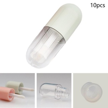 10 баночек для блеска для губ с вкладышами в форме капсул, 5 мл Lovely Green