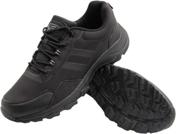 BUTY MĘSKIE OUTDOOR SPORTOWE CZARNE LEKKIE 44