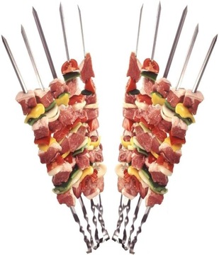 Szpadka szampur szpikulce Patyki do szaszłyków Grill&Party 60 cm 6 szt.