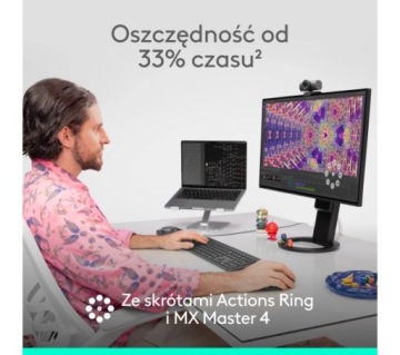 Эргономичная мышь Logitech MX Master 4 Graphite USB 2,4 ГГц / Bluetooth