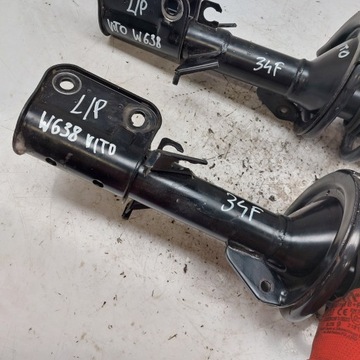 MERCEDES VITO W638 AMORTYZATOR SPRĘŻYNA MACPHERSON PRZÓD LEWY/PRAWY