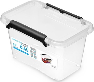 MOXOM Pudełko Pojemnik Organizer Pokrywka - 0,65 L