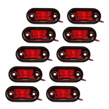 LAMPY OSTRZEGAWCZE LED do TIRA przyczepy OBRYSÓWKI