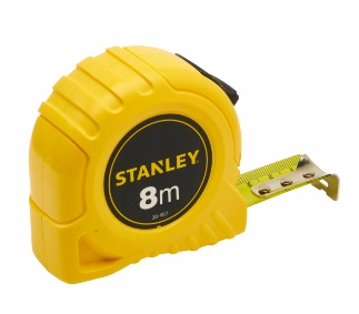 STANLEY MIARA ZWIJANA 8M ŻÓŁTA BUDOWLANA
