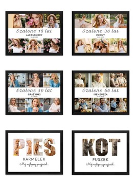 Постер в рамке 30х40 А3 Ваша фотография Обложка Принт Подарок на день рождения