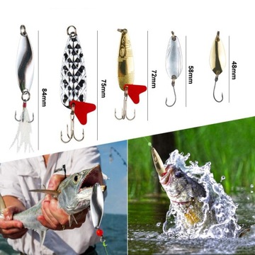 НАБОР спиннинговых приманок 78 штук Jaxon + КОРОБКА