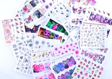 Водные наклейки для ногтей BN-1772 - Цветы