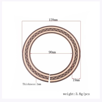 90mm sound hole with guitar rosette