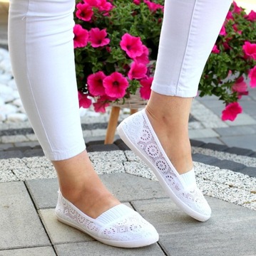 Белые удобные кружевные кроссовки, эластичные кроссовки
