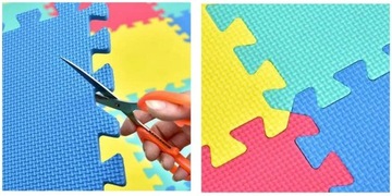 БОЛЬШОЙ ПЕННЫЙ ПАЗЛ КОВРИК 10 шт. 30х30