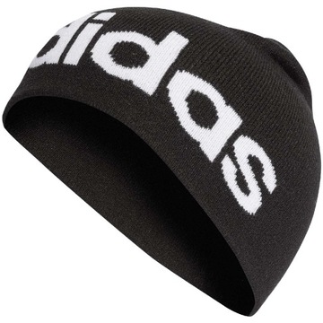 Czapka zimowa męska adidas czarna biały napis