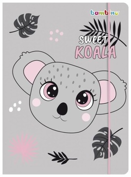 Teczka z gumką dla dziewczynki A4 Sweet Koala