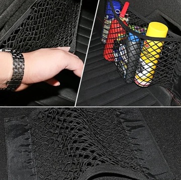 НАБОР XXL СЕТОК ДЛЯ БАГАЖНИКА АВТОМОБИЛЯ, НАБОР КАРМАН-ОРГАНИЗАТОРОВ на липучке