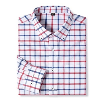 100% Men's Business Casual Cotton Oxford Shirt Sin