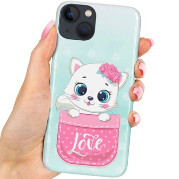 Etui KOTEK do iPhone 13 + SZKŁO