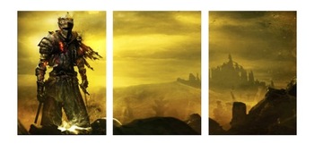 3x OBRAZ NA ŚCIANĘ DARK SOULS 20x30