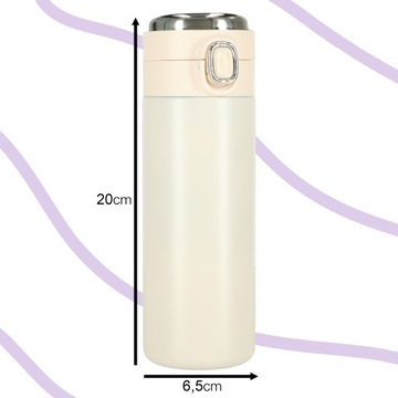 ТЕРМОКРУЖКА ТЕРМОС С НОСИКОМ, ДИСПЛЕЕМ ТЕМПЕРАТУРЫ 420МЛ