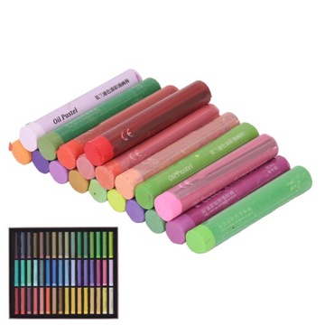 48 цветов масляной пастели, текстуры масляной живописи, нетоксичные S9