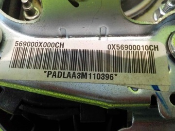 HYUNDAI I10 I 10R AIRBAG ULOŽENÍ ŘIDIČE 569000X000CH