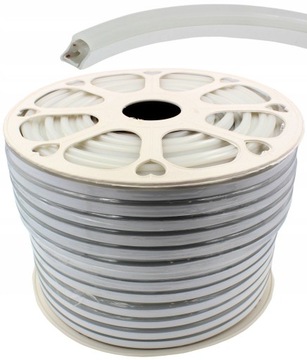 Taśma NEON LED Zimny 230V Wodoodporna Wąż 2835 1M