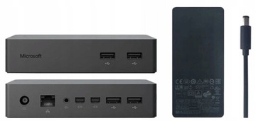 Stacja dokująca Microsoft Surface 1661 + zasilacz + kabel zasilający