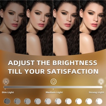 Косметическое зеркало со светодиодной подсветкой 250 х 300 мм.