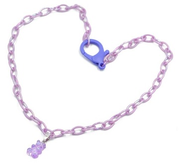 Легкая акриловая цепочка с подвеской в ​​виде желейного мишки HARIB.