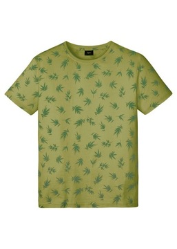 B.P.C t-shirt męski zielony z nadrukiem r.M