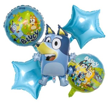 Воздушные шары на день рождения BLUEY BINGO БЕСПЛАТНО