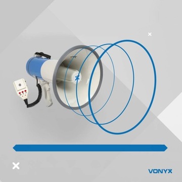 Мегафон 65 Вт VONYX USB MP3 AUX АККУМУЛЯТОР