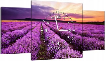 Zegar na ścianę 80x40 Zachód Słońca Do Sypialni