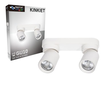 KINKIET RUCHOMY OPRAWA HALOGENOWA LED GU10 SUFITOWA SPOT LAMPA
