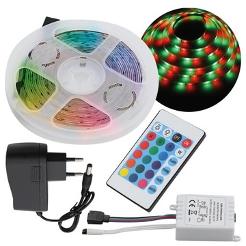 Pasek LED taśma 4m RGB + pilot